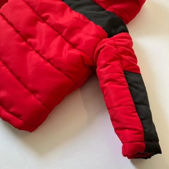 (New) Kids Winter / Raincoat Red & Black W/ Hoodie Rothschild For 12M with Hat
